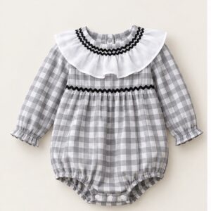 Ranita vichy gris